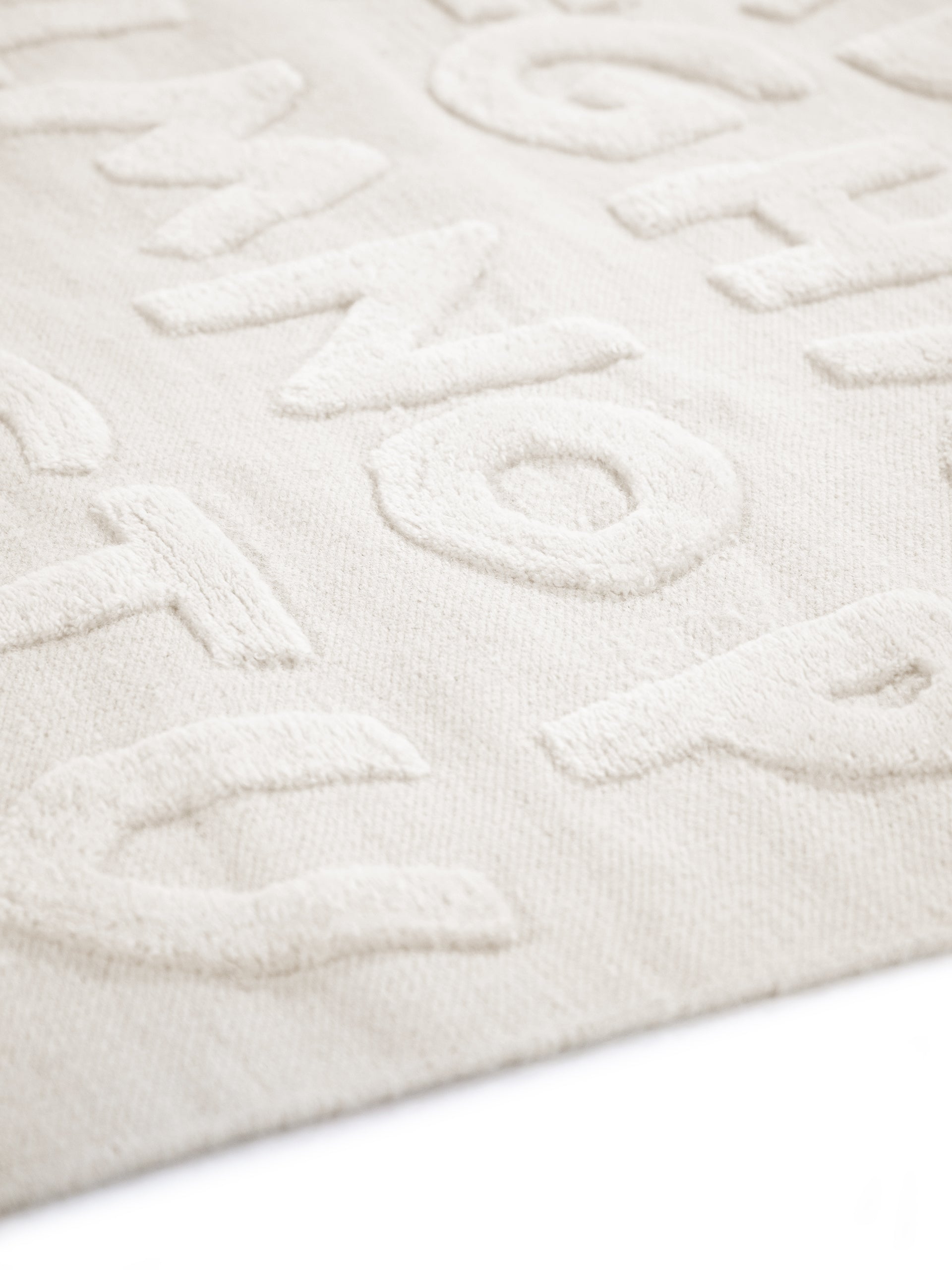 Kinderteppich ABC Creme