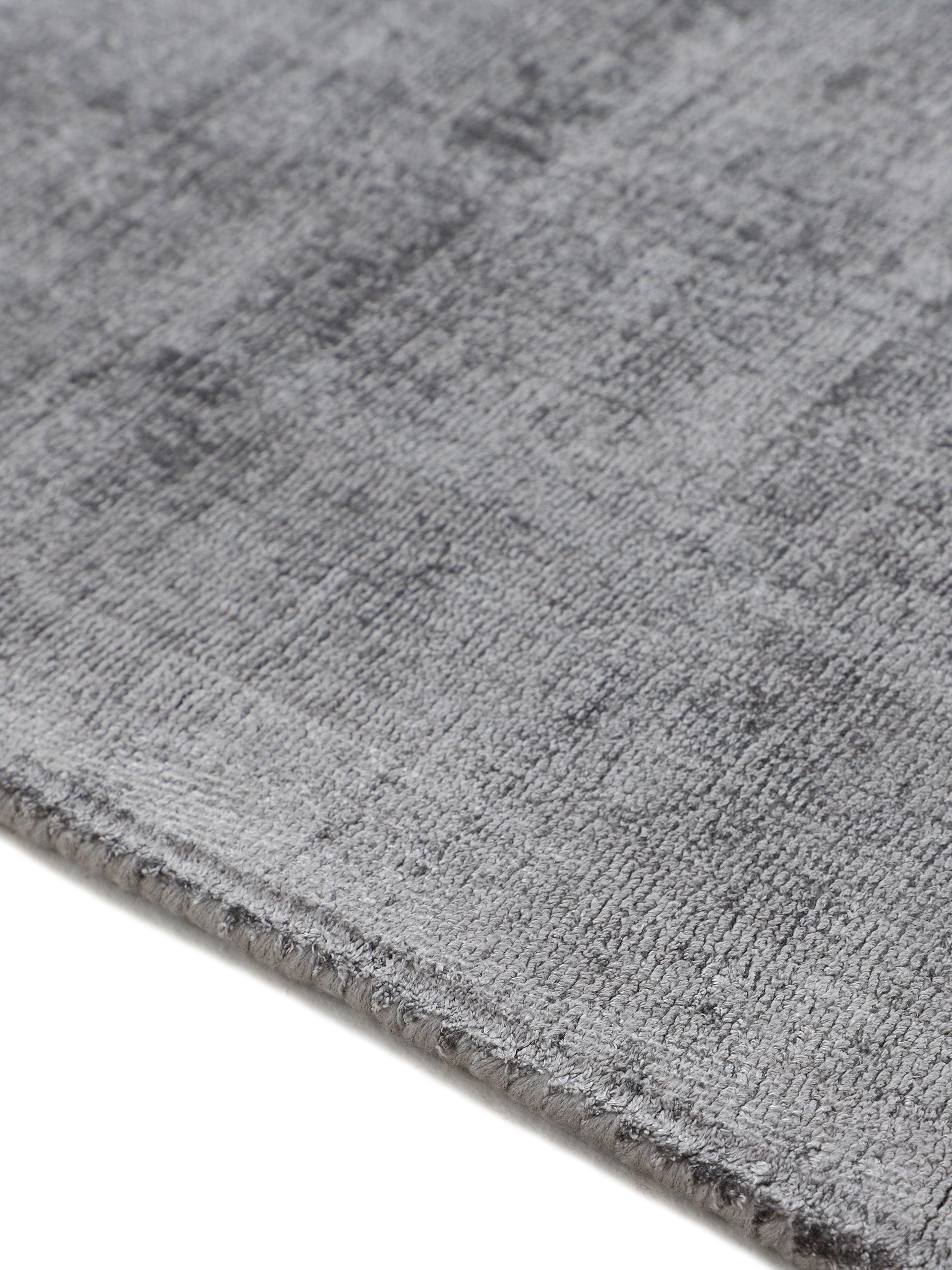 Viskoseteppich Ava Hellgrau in hellgrau aus viskose