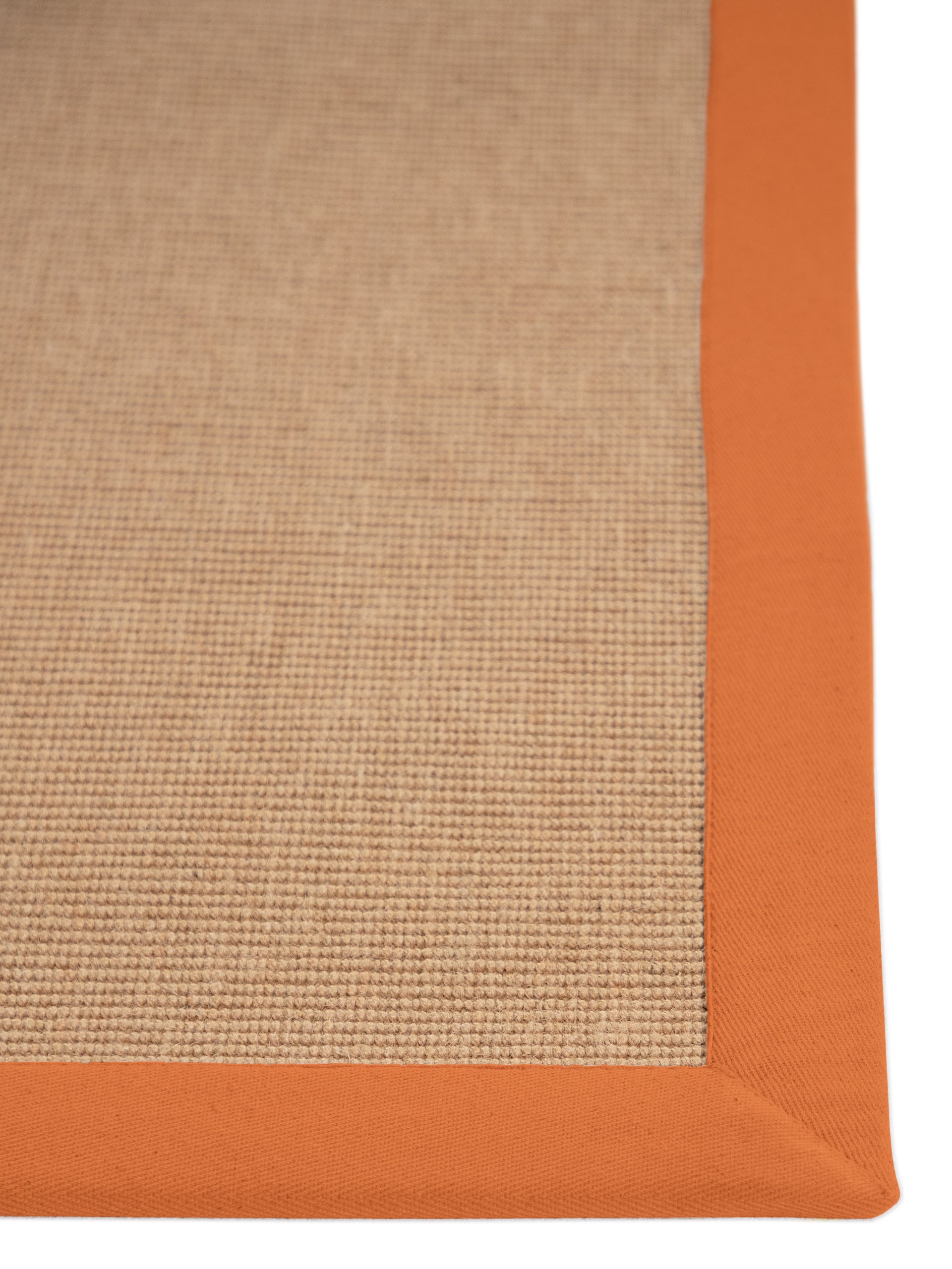 Sisalteppich Orange aus Sisal/Jute