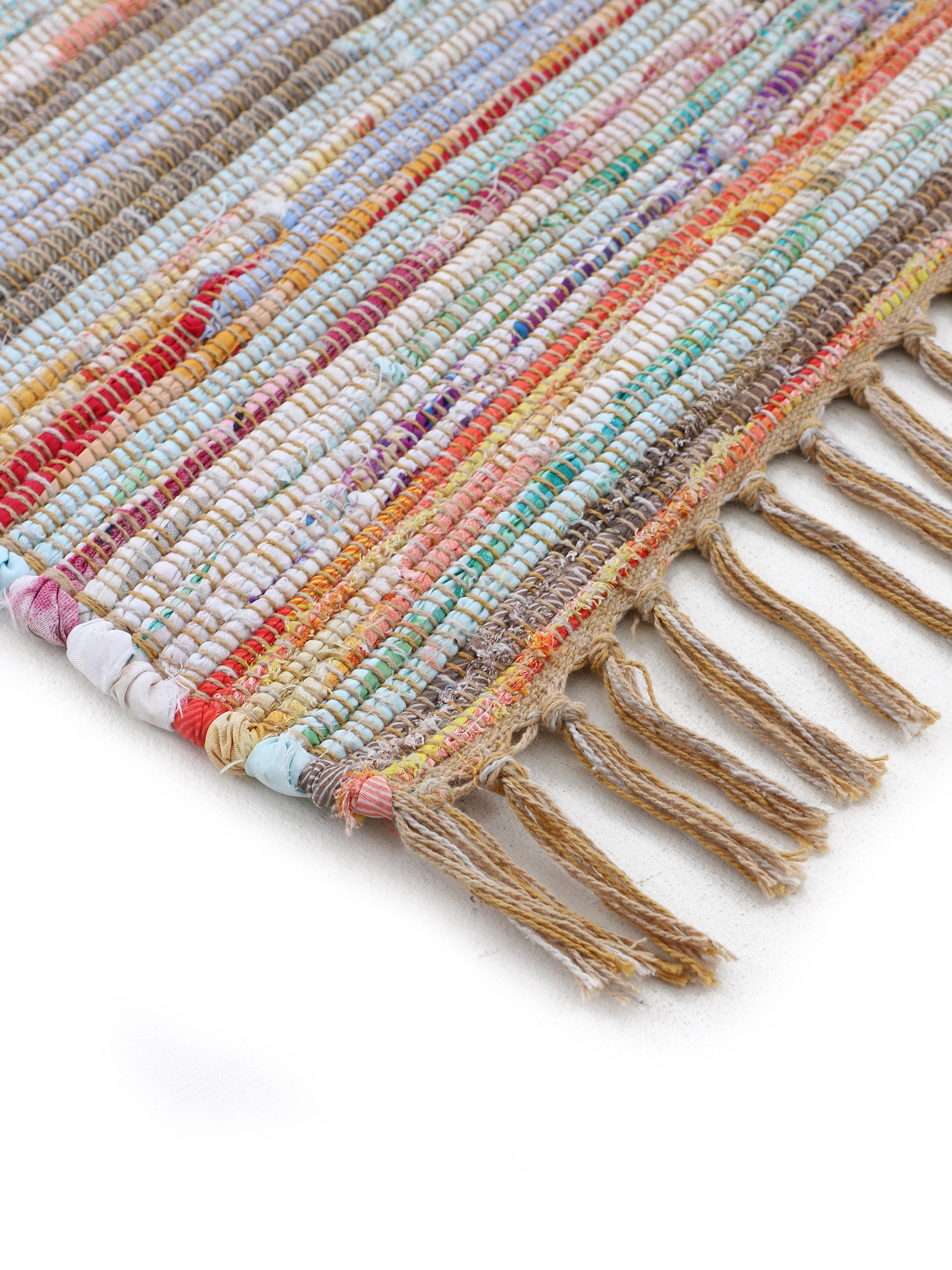 Kelim Chindi Beige in beige