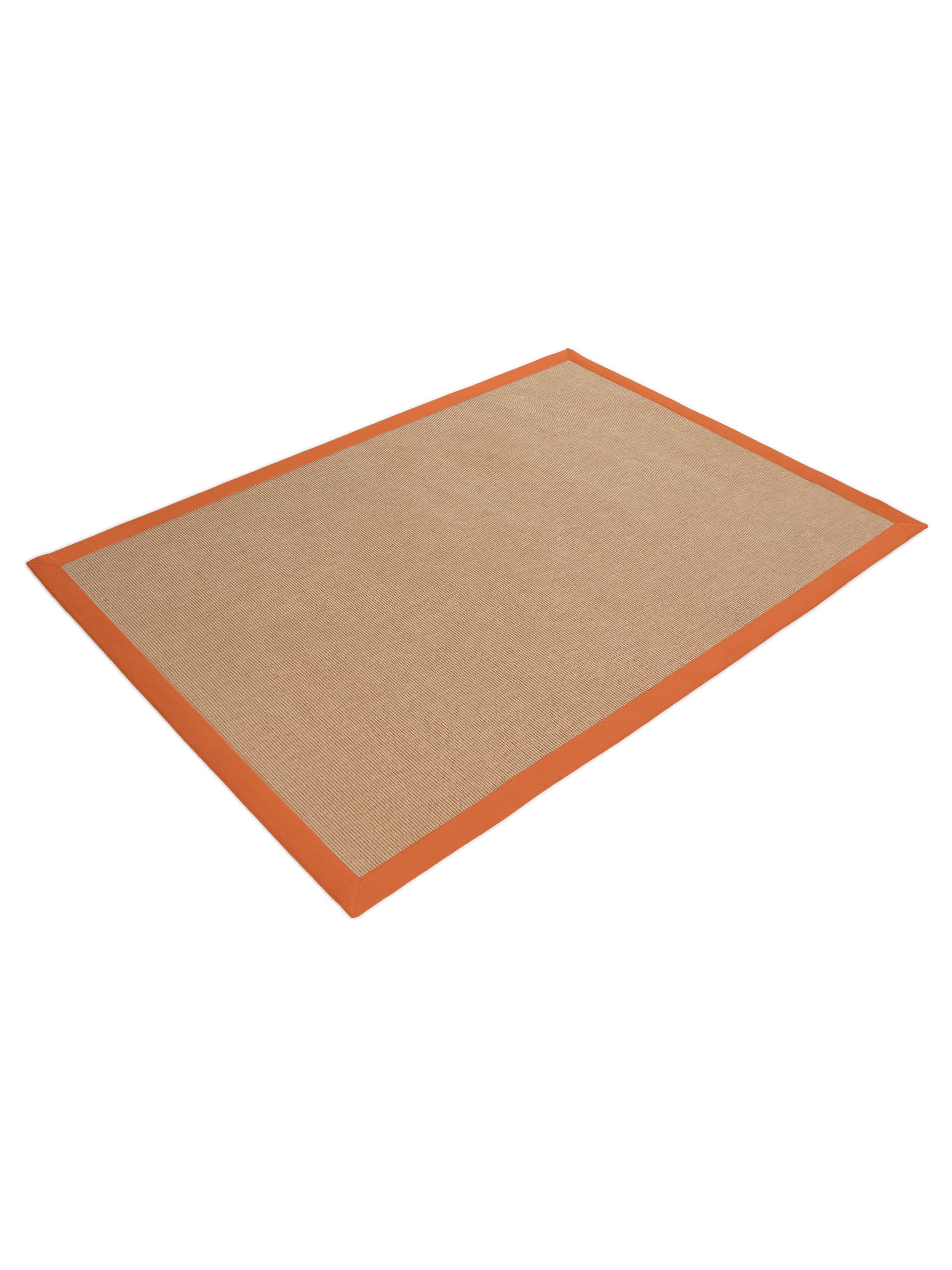 Sisalteppich Orange aus Sisal/Jute
