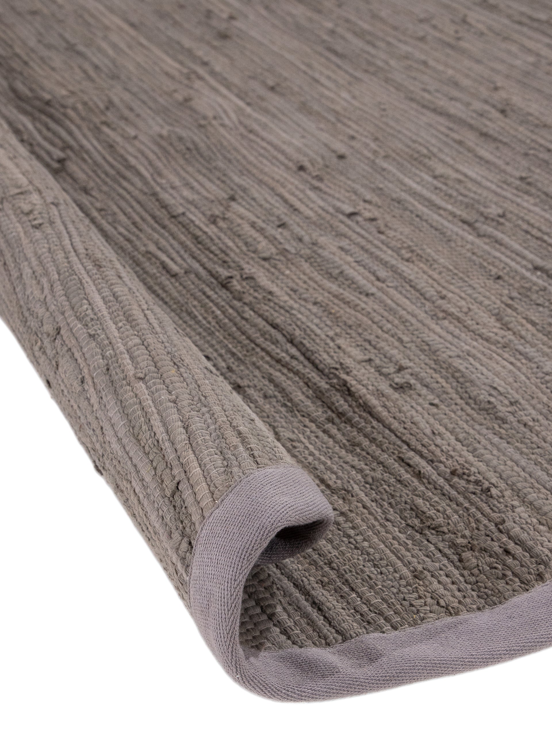 Kelim Chindi Uni Rund in grau