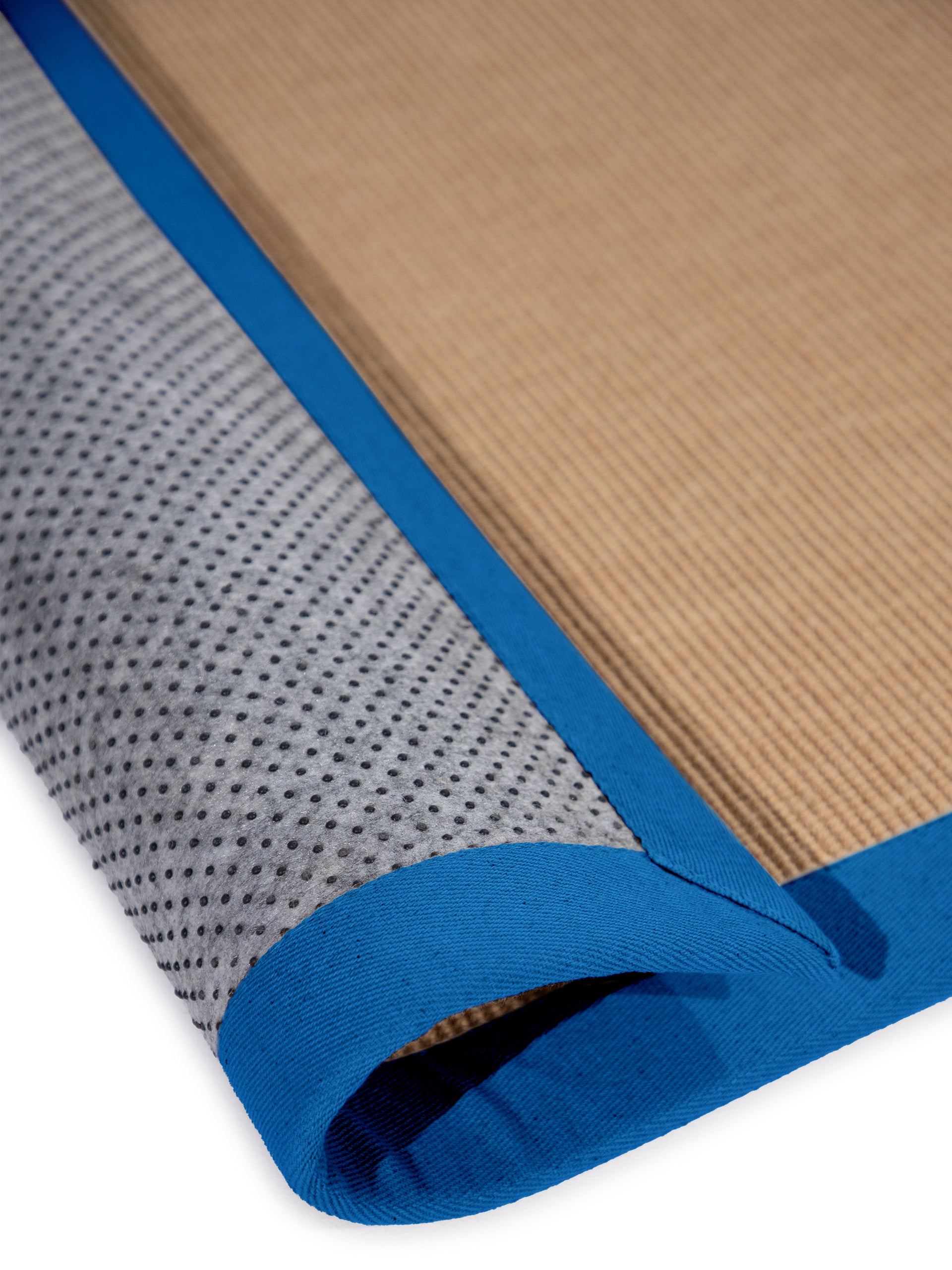 Sisalteppich Blau aus Sisal/Jute