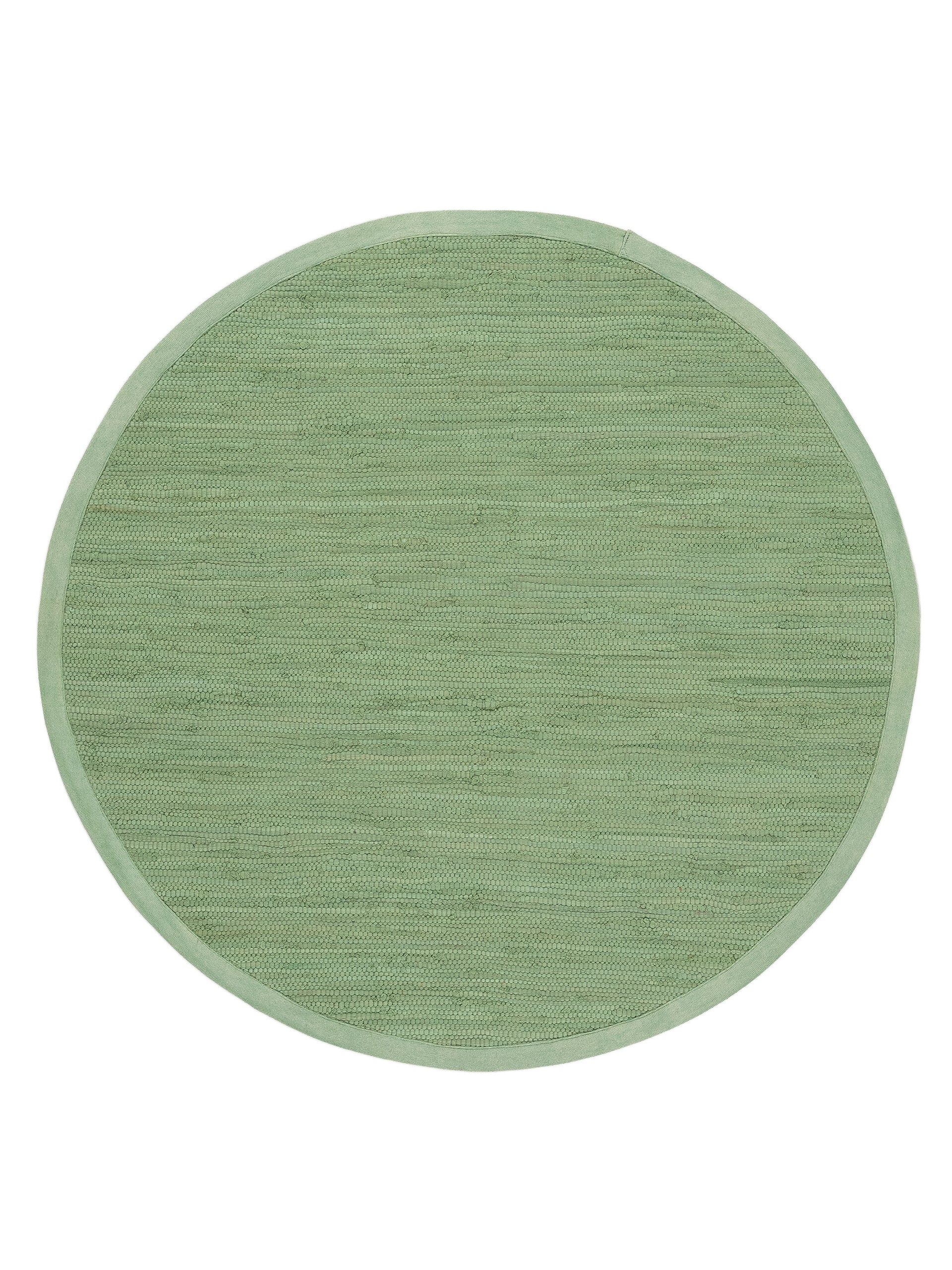 Kelim Chindi Uni Rund in grün