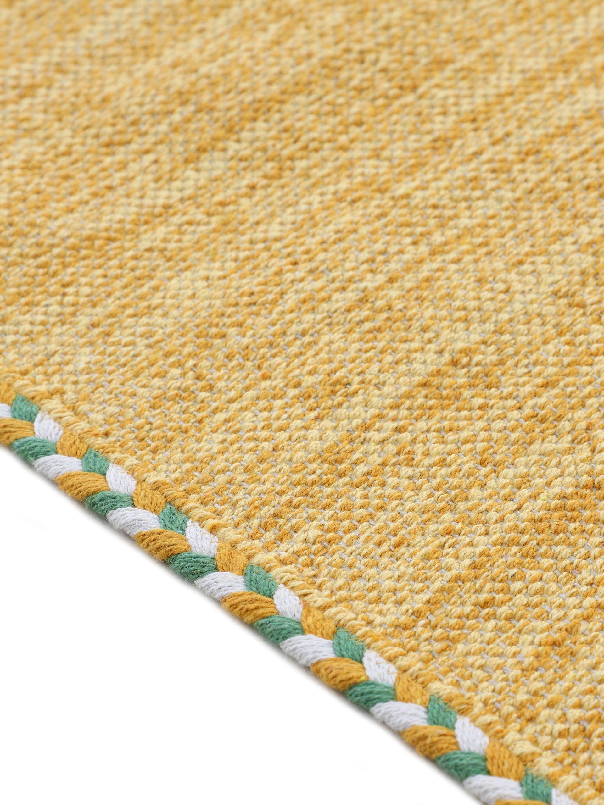Flachgewebeteppich Kelim Azizi Läufer Gelb in gelb aus baumwolle
