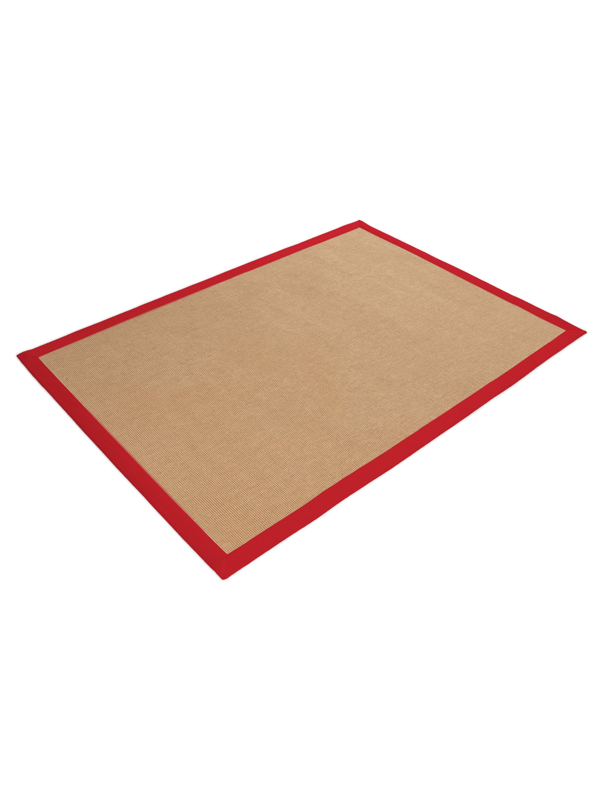 Sisalteppich Rot aus Sisal/Jute