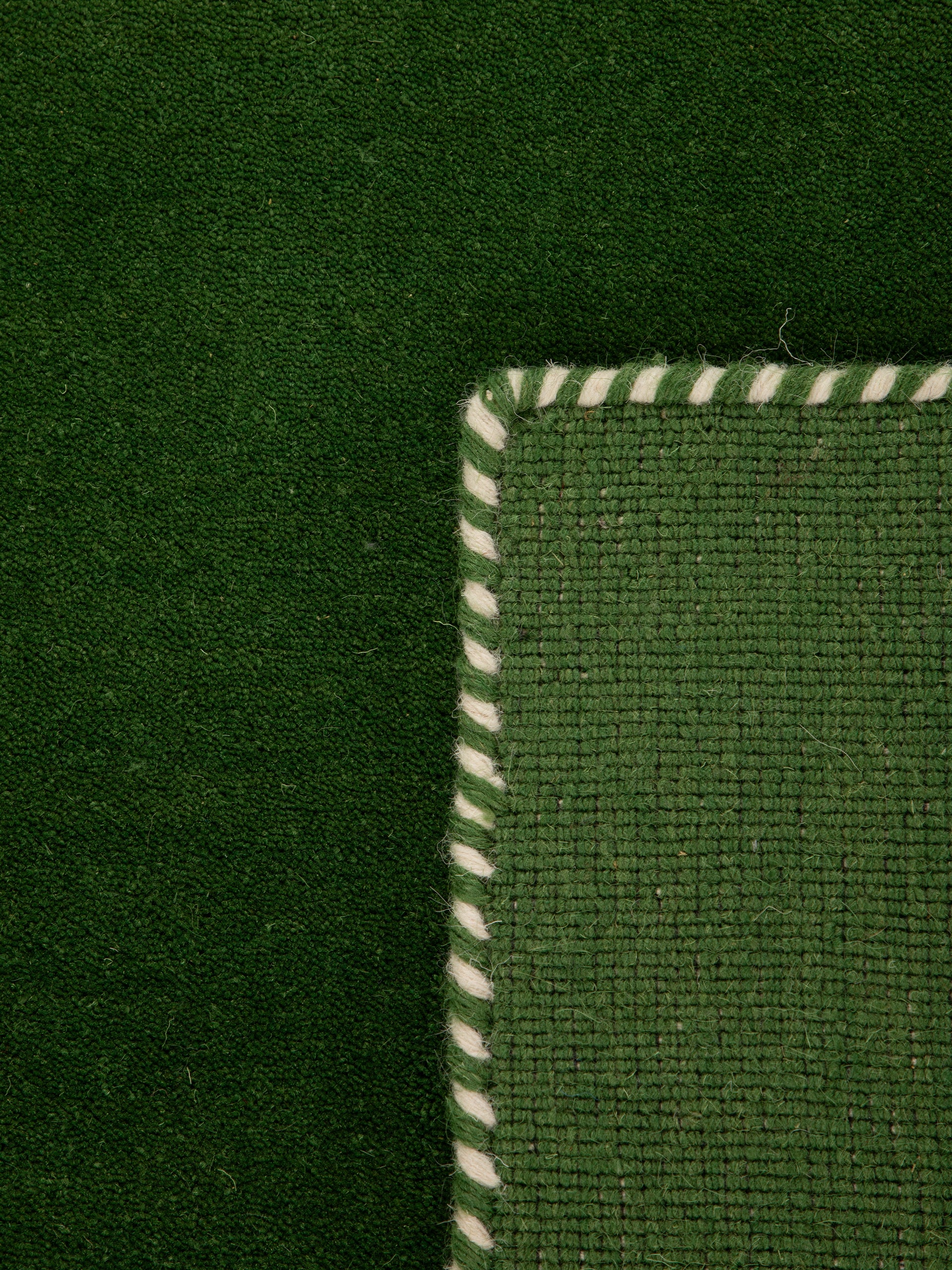 Wollteppich Gabbeh Lola Grün aus Wolle