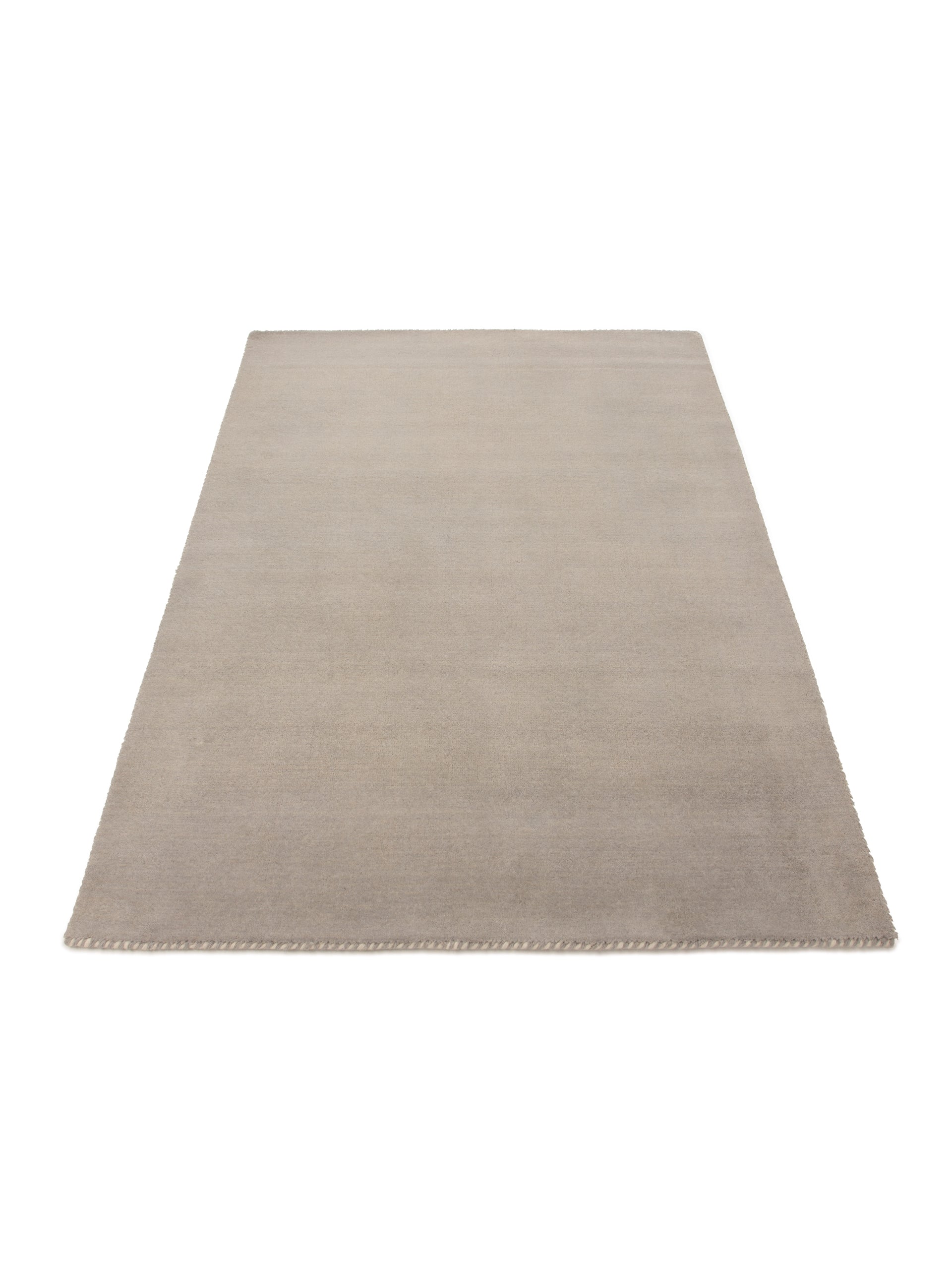 Wollteppich Gabbeh Lola Hellgrau aus Wolle