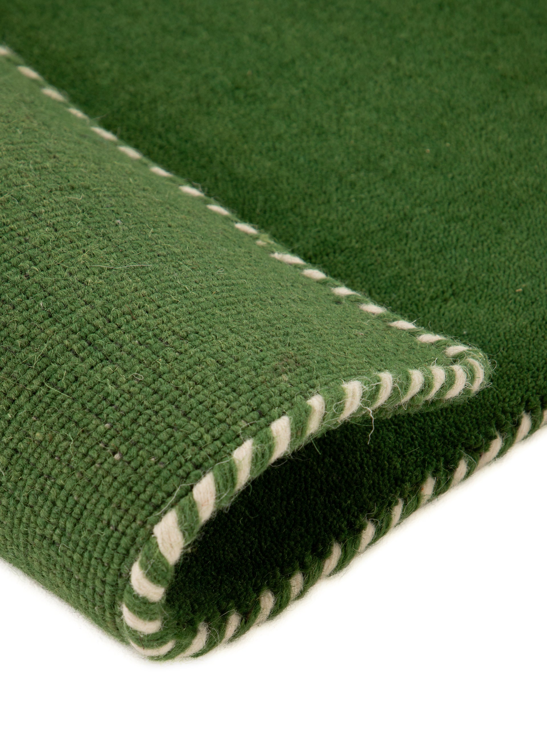 Wollteppich Gabbeh Lola Grün aus Wolle