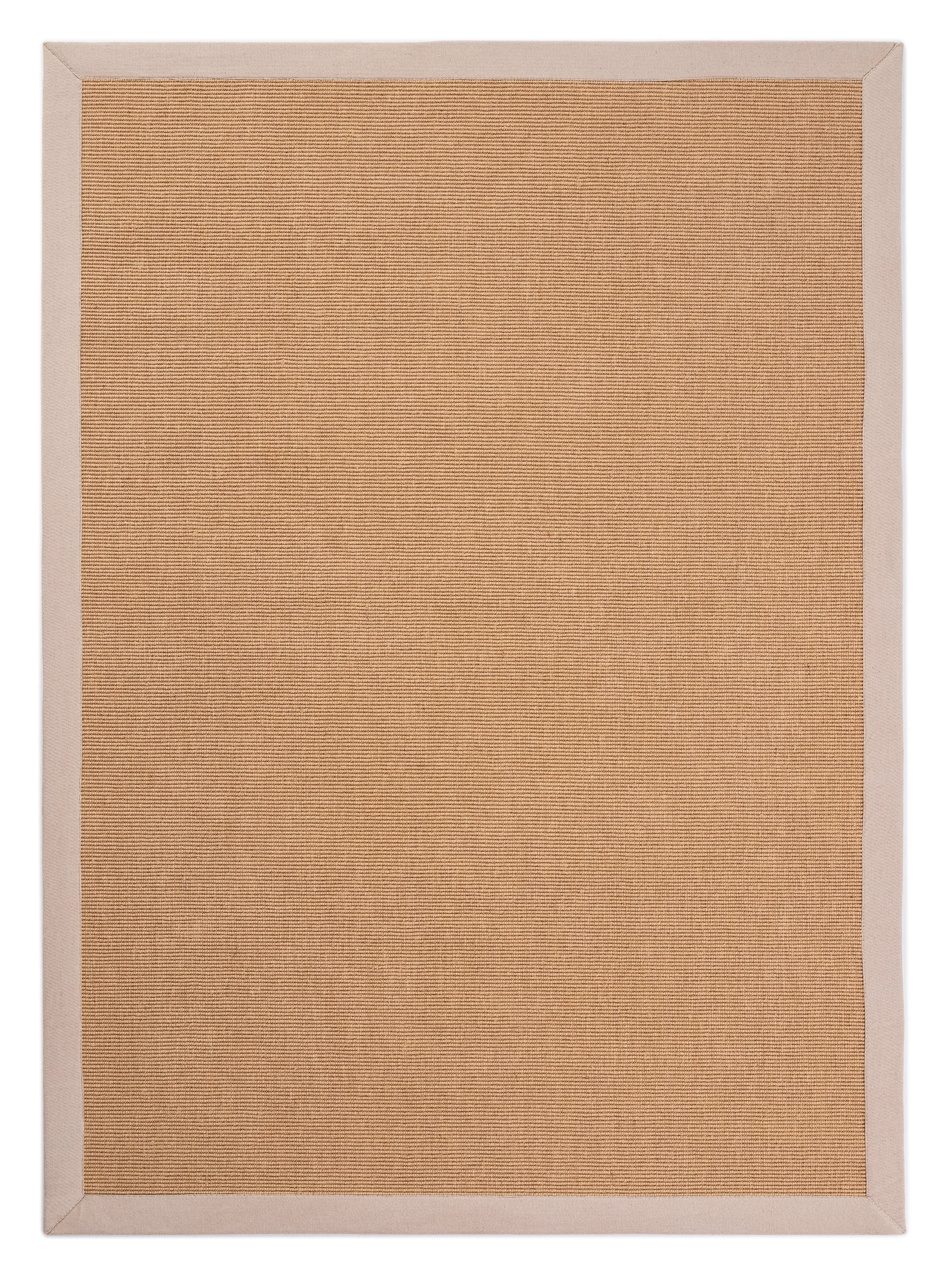 Sisalteppich Beige in beige aus sisal/jute