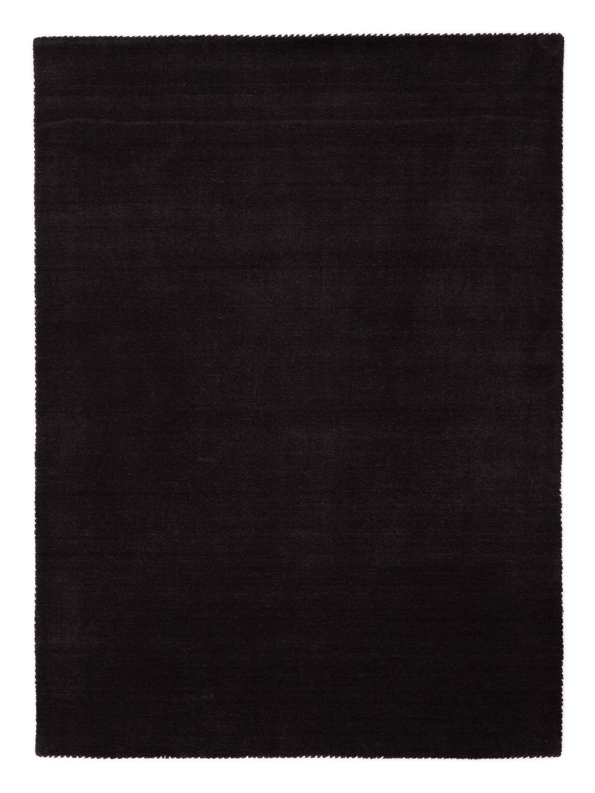 Wollteppich Gabbeh Lola Dunkelgrau aus Wolle