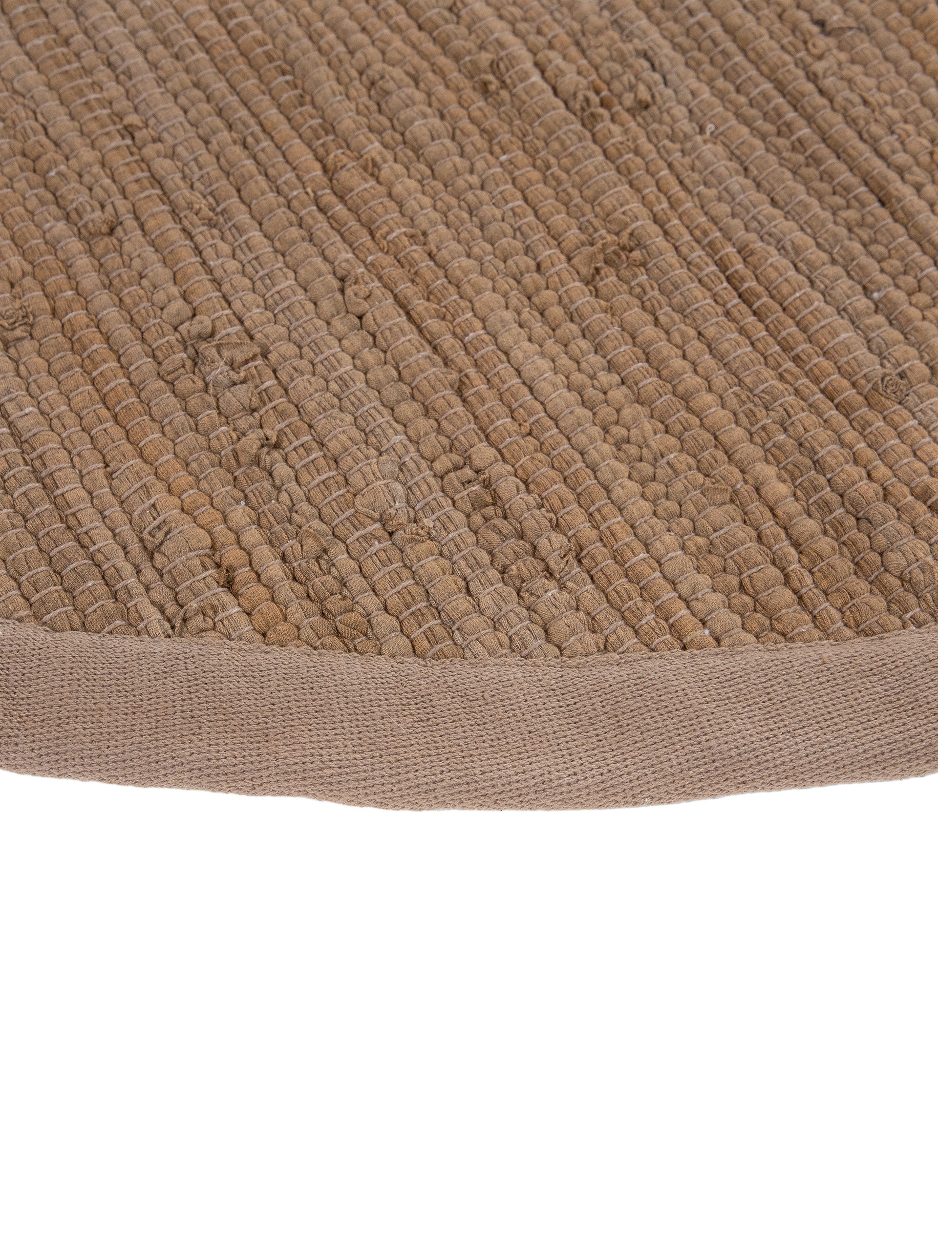 Kelim Chindi Uni Rund in braun