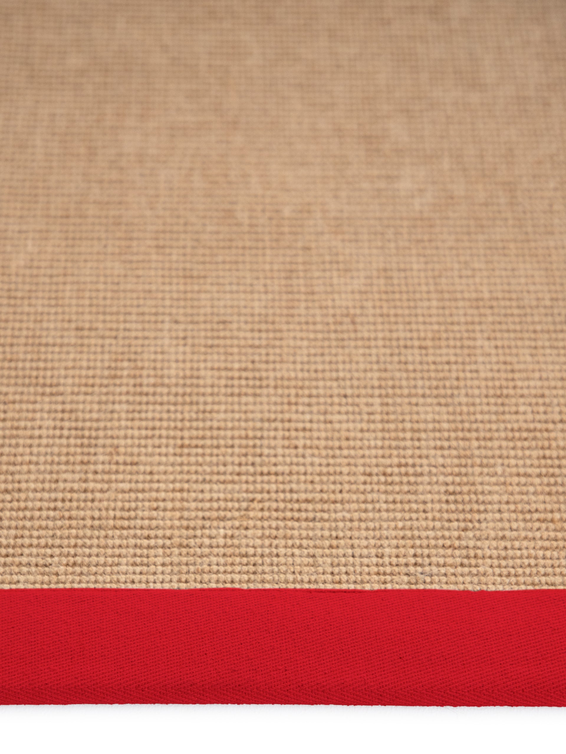 Sisalteppich Rot aus Sisal/Jute