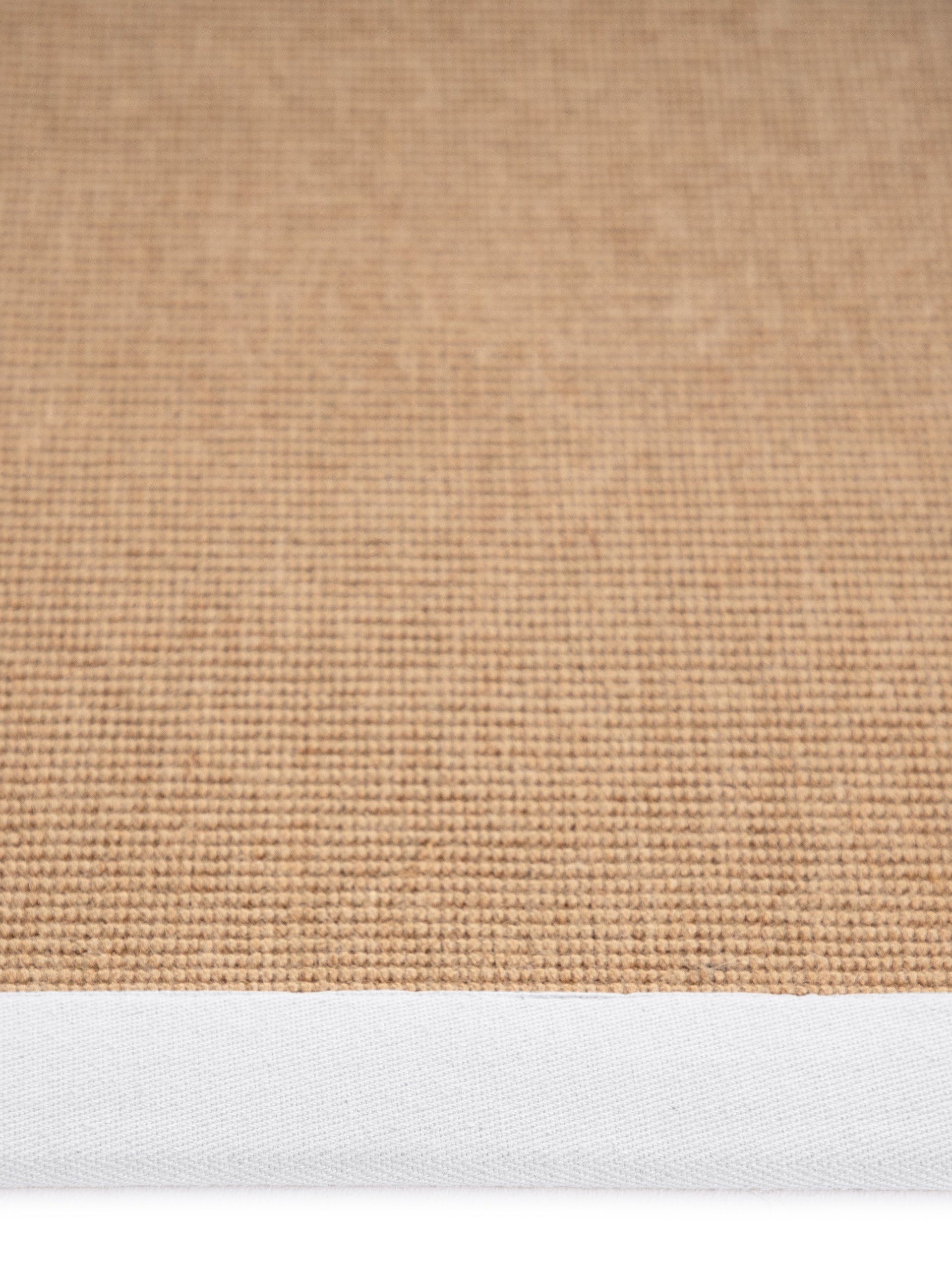Sisalteppich Weiß in weiß aus sisal/jute