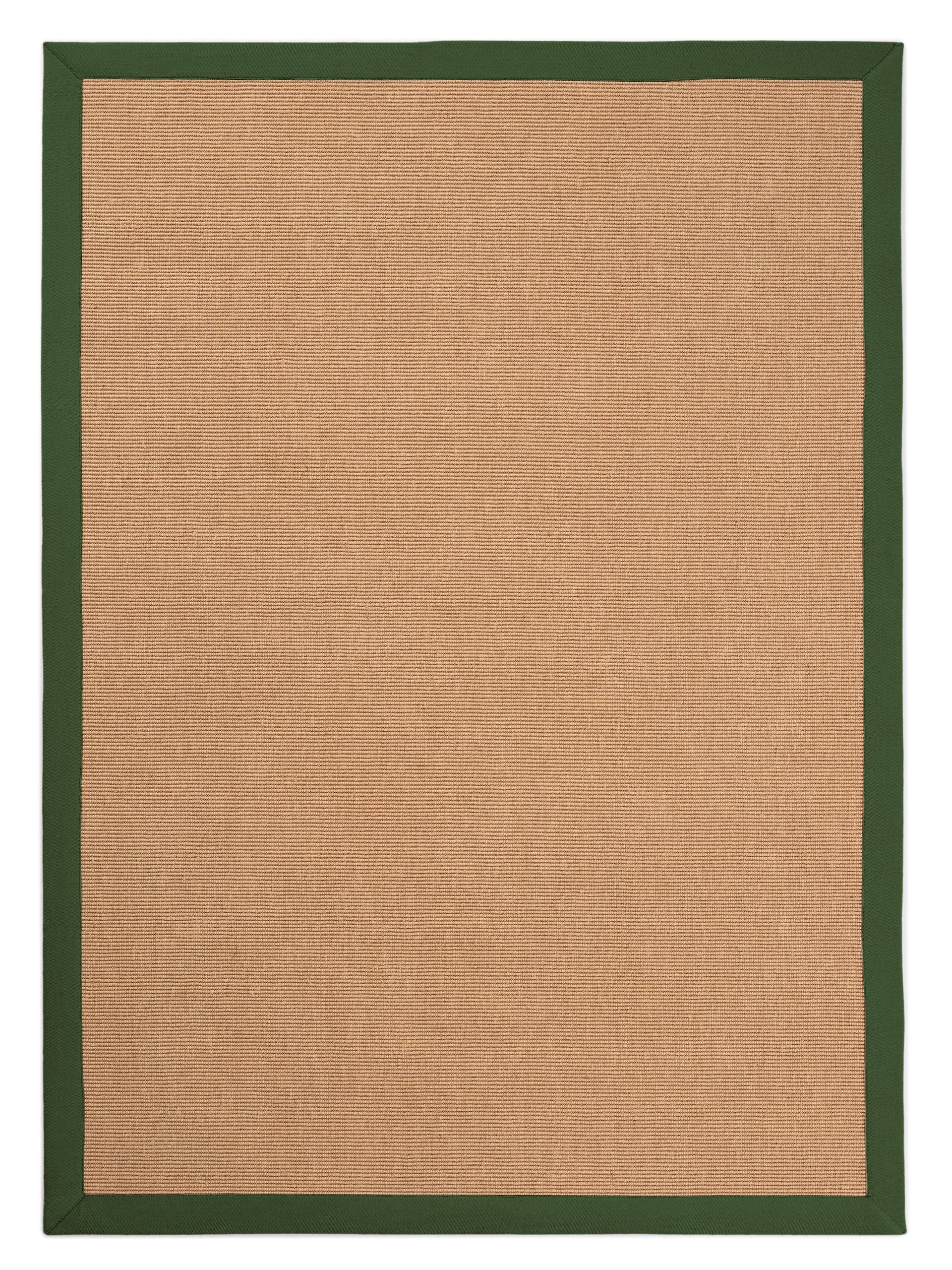 Sisalteppich Grün in grün aus sisal/jute