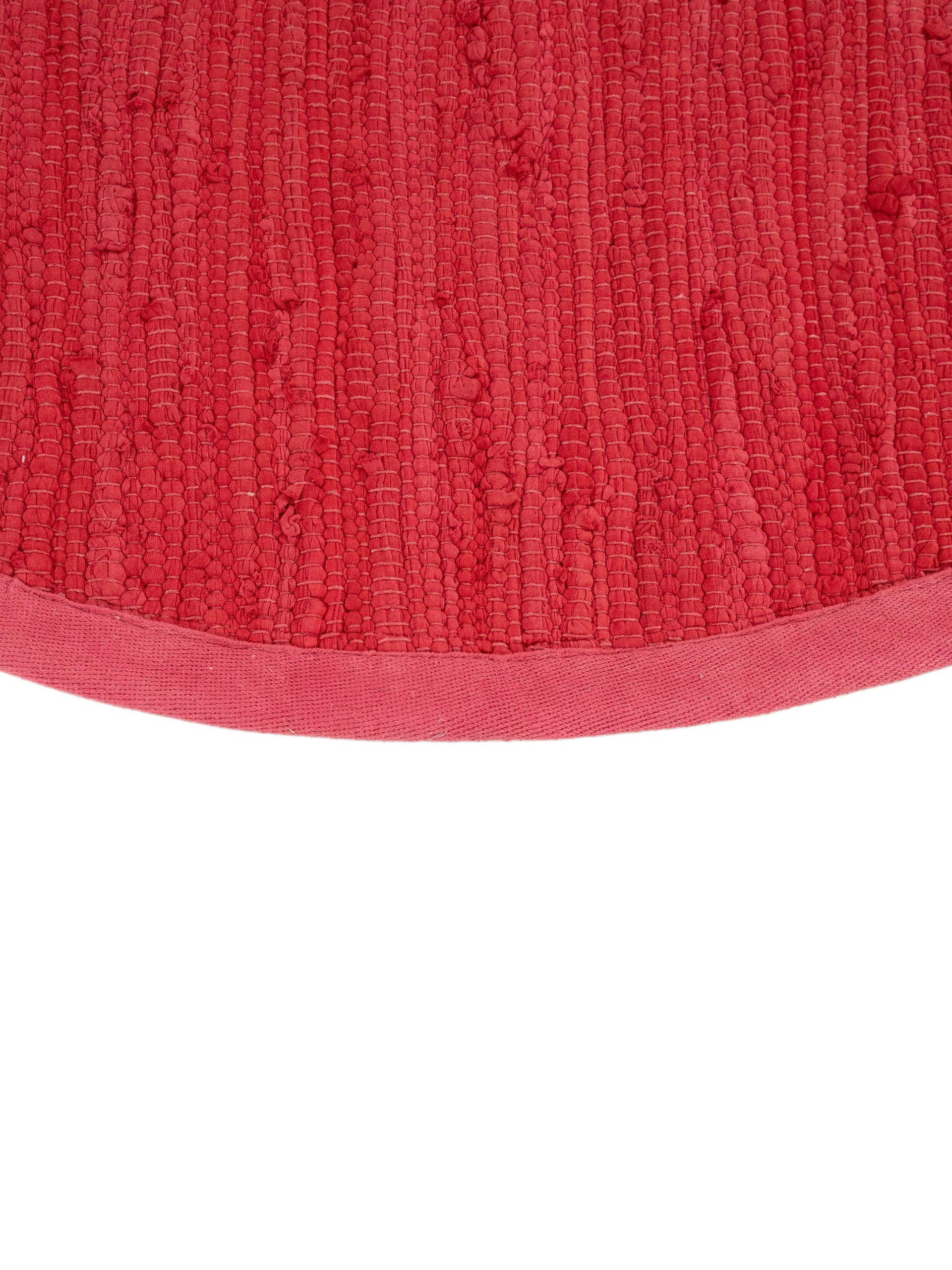 Kelim Chindi Uni Rund in rot