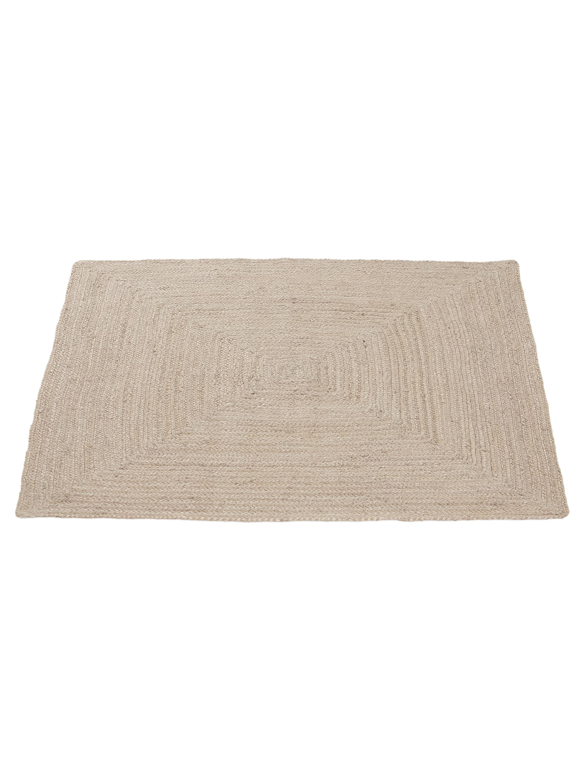 Juteteppich Nele Quadratisch Taupe in taupe aus sisal/jute